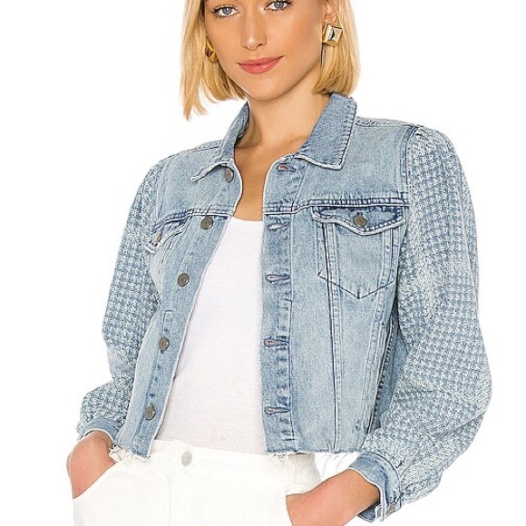 GRLFRND Jackets & Blazers - grlfrnd etta denim jacket in paparazzi